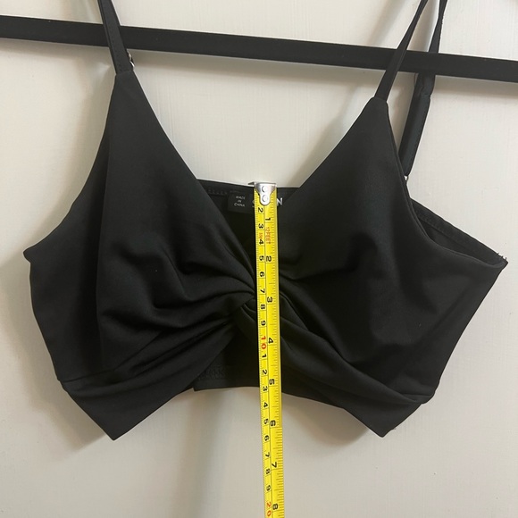 SHEIN Solid Twist Front Crop Cami Top - Picture 7 of 8